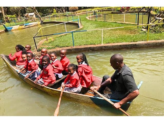 A boat ride on our school trip